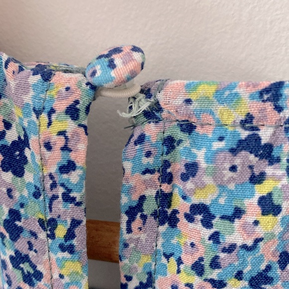 Floral mini flounce dress - Picture 4 of 4